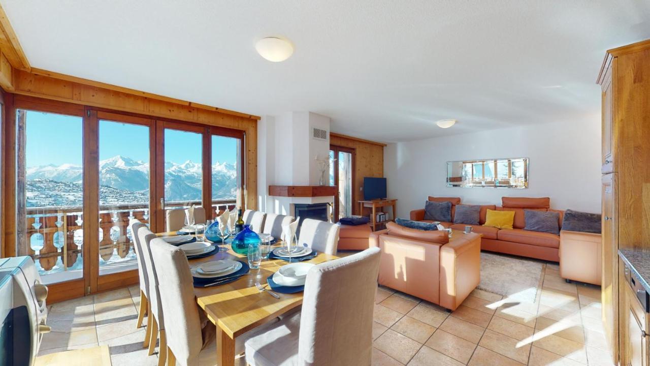 Balcons Du Soleil Y2 211 - Quiet Apartment 6 Pers Veysonnaz Zewnętrze zdjęcie